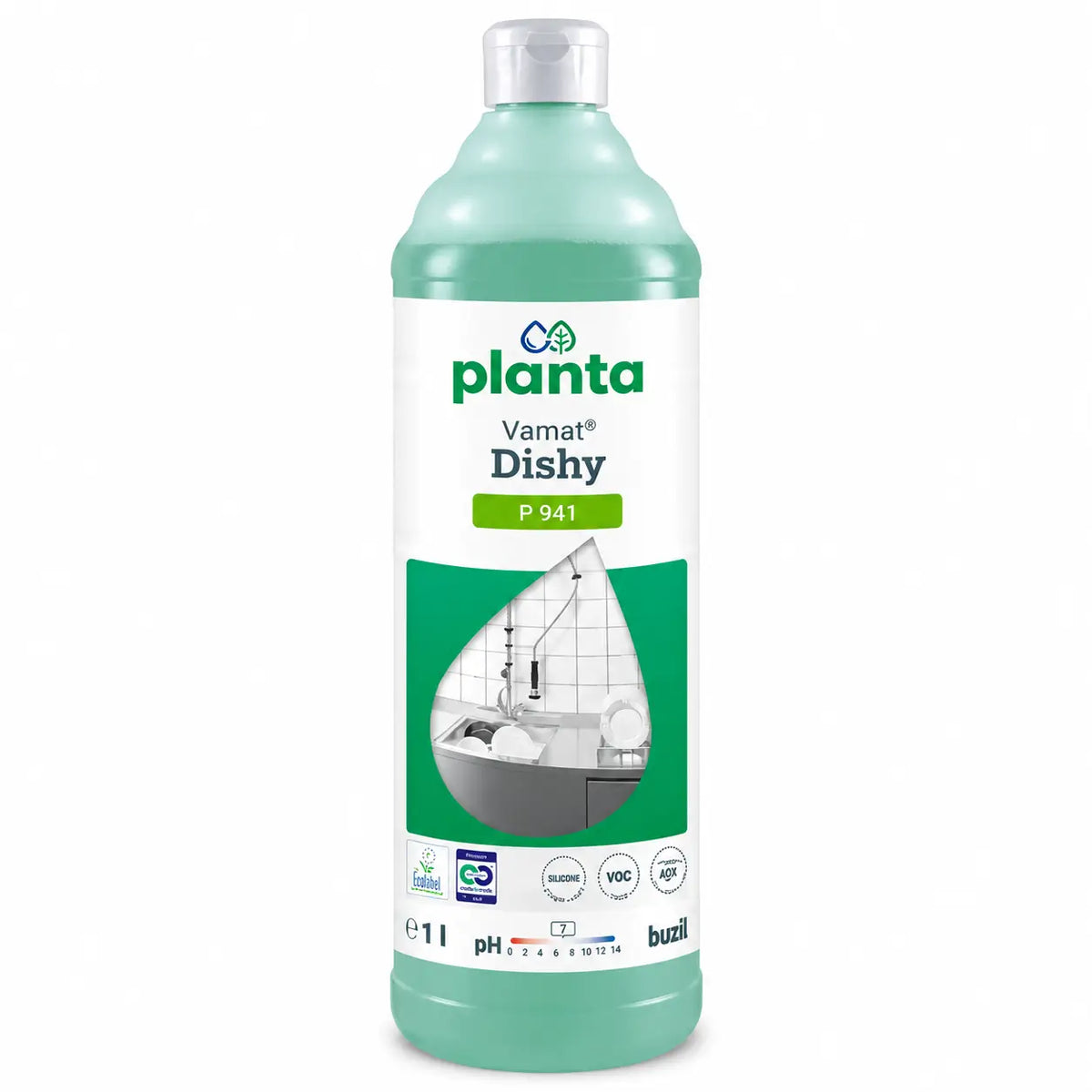 Buzil Planta Vamat Dishy P941 ökologisches Geschirrspülmittel