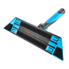 Moerman gekko padhalter fenstereinwascher mit blau schwarz squeegee und rutschfestem griffgriff