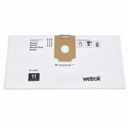 WETROK Comfort Monovac / Durovac 11 Liter Filtersack Vliesbeutel 10 Stück