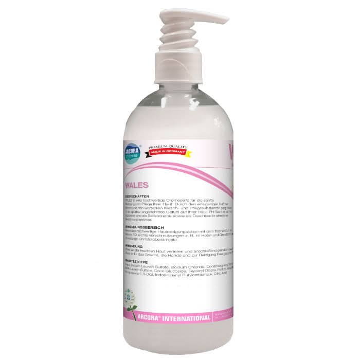 ARCORA WALES Hautreinigungs- und Duschlotion 500ml.