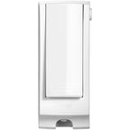 Weißer kunststoff wandmontierter lichtschalter mit minimalistischem design für spender für toilettensitz-reinigungsflüssigkeit