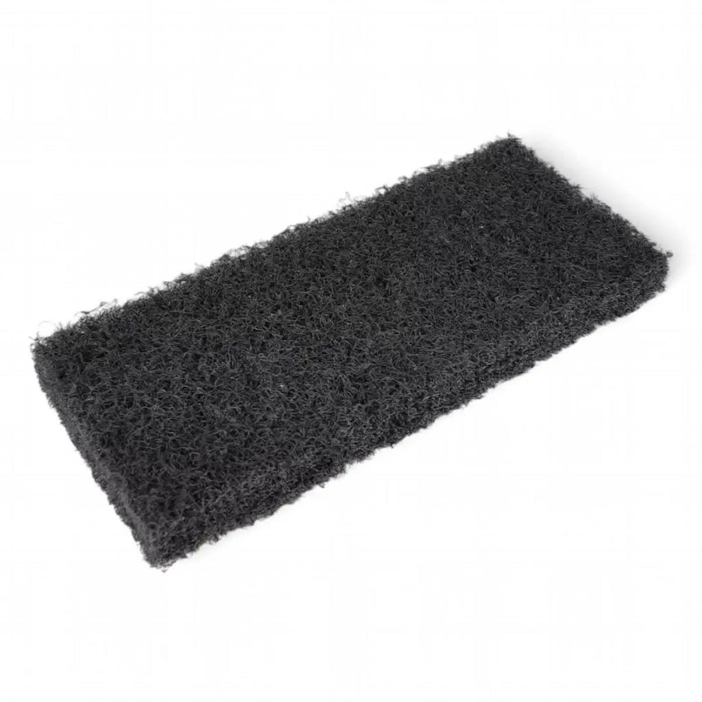 Clendo super handpad 12x25 cm schwarzes rechteckiges scheuerpad mit dichter faserstruktur