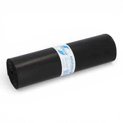DEISS Premium Müllsäcke 120 Liter Schwarz 15006 – Palette mit 240 Rollen