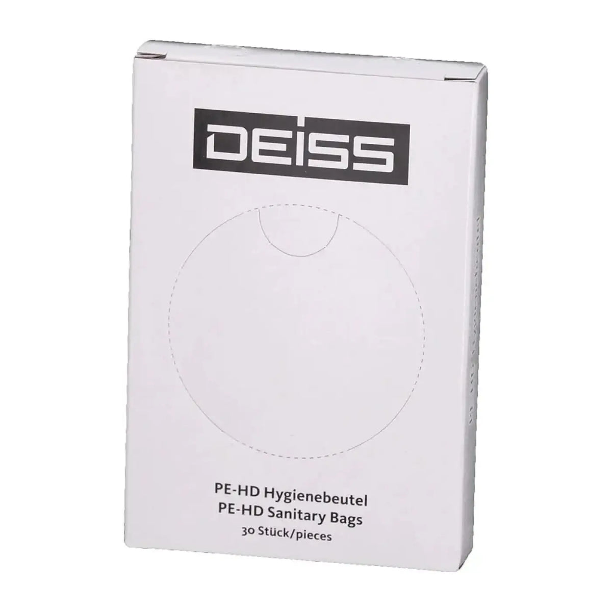 Weißes deiss pe-hd hygienebeutel dispenserbox mit 30 stück universal hygienebeutel aus hdpe