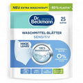 Dr beckmann magic leaves waschmittel blätter sensitiv 25 wl in grüner verpackung für empfindliche wäschestücke