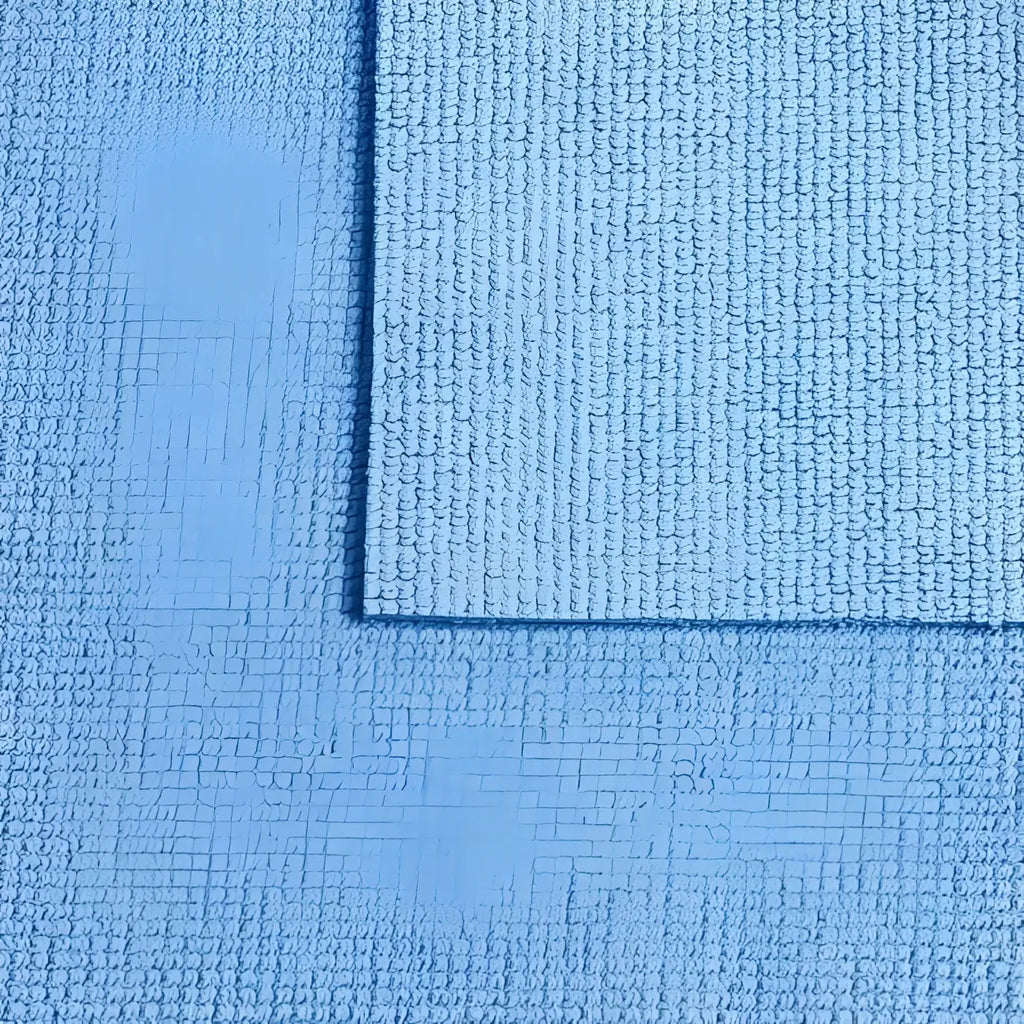 Lightblaue microfiber reinigungstuch mit strukturierter gewebter oberfläche für floorstar microfaser-duettuch kappilar