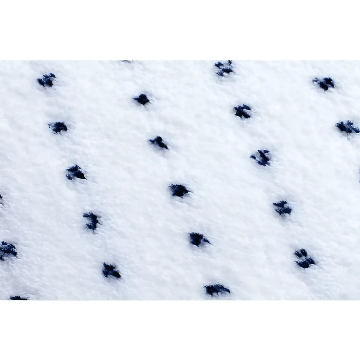 Weißes Floorstar Microfaser Handpad mit strukturierter Oberfläche und gleichmäßig verteilten dunkelblauen Stickpunkten