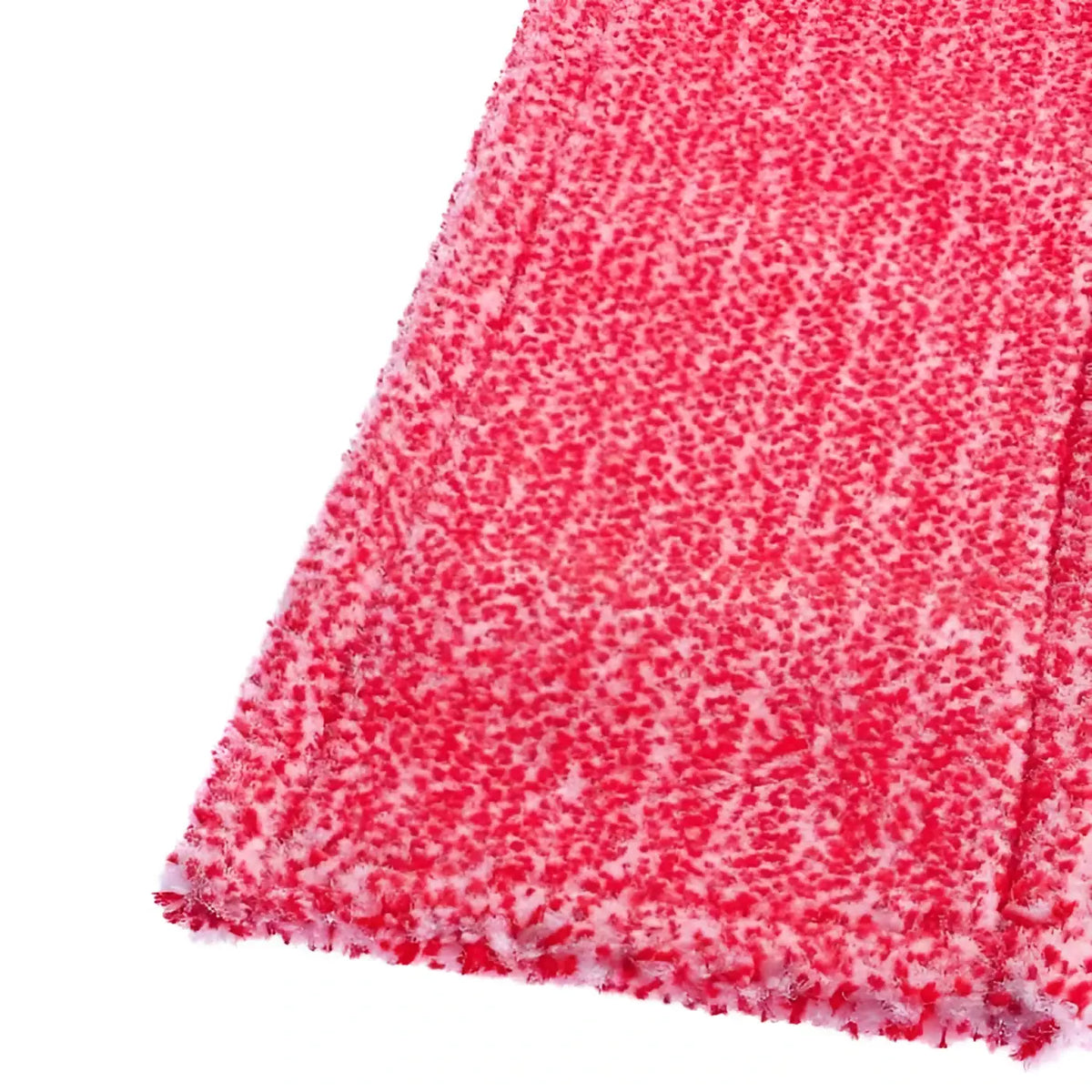 Floorstar microfasermopp thenufil san mit rotem und weiß geflecktem fleece und weicher textur