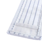 Floorstar microfasermopp thenufil top weiße mikrofaser bodenreinigungstuch mit marineblauen streifen und weicher strukturkante