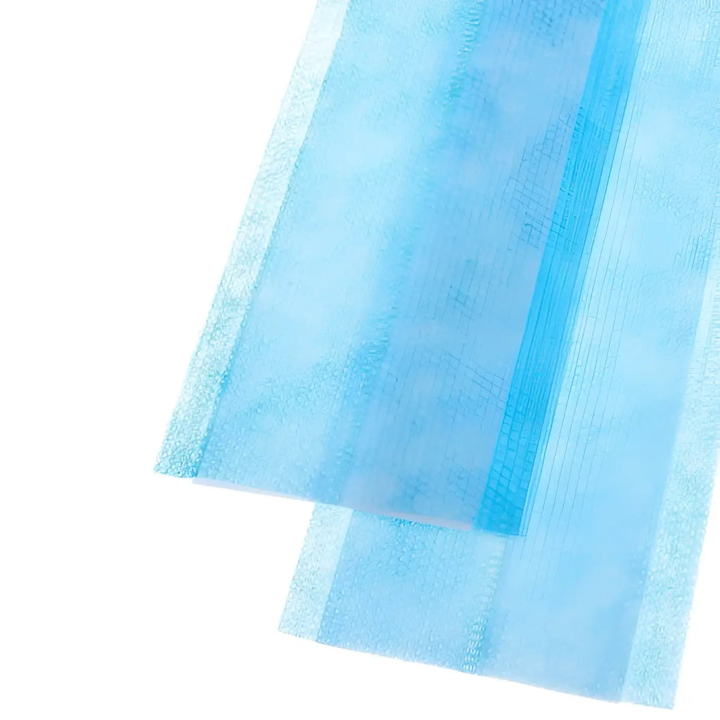 Lightblaue durchsichtig stoffstreifen mit feiner struktur für floorstar staubbindender einwegmopp 40 cm 20 stück