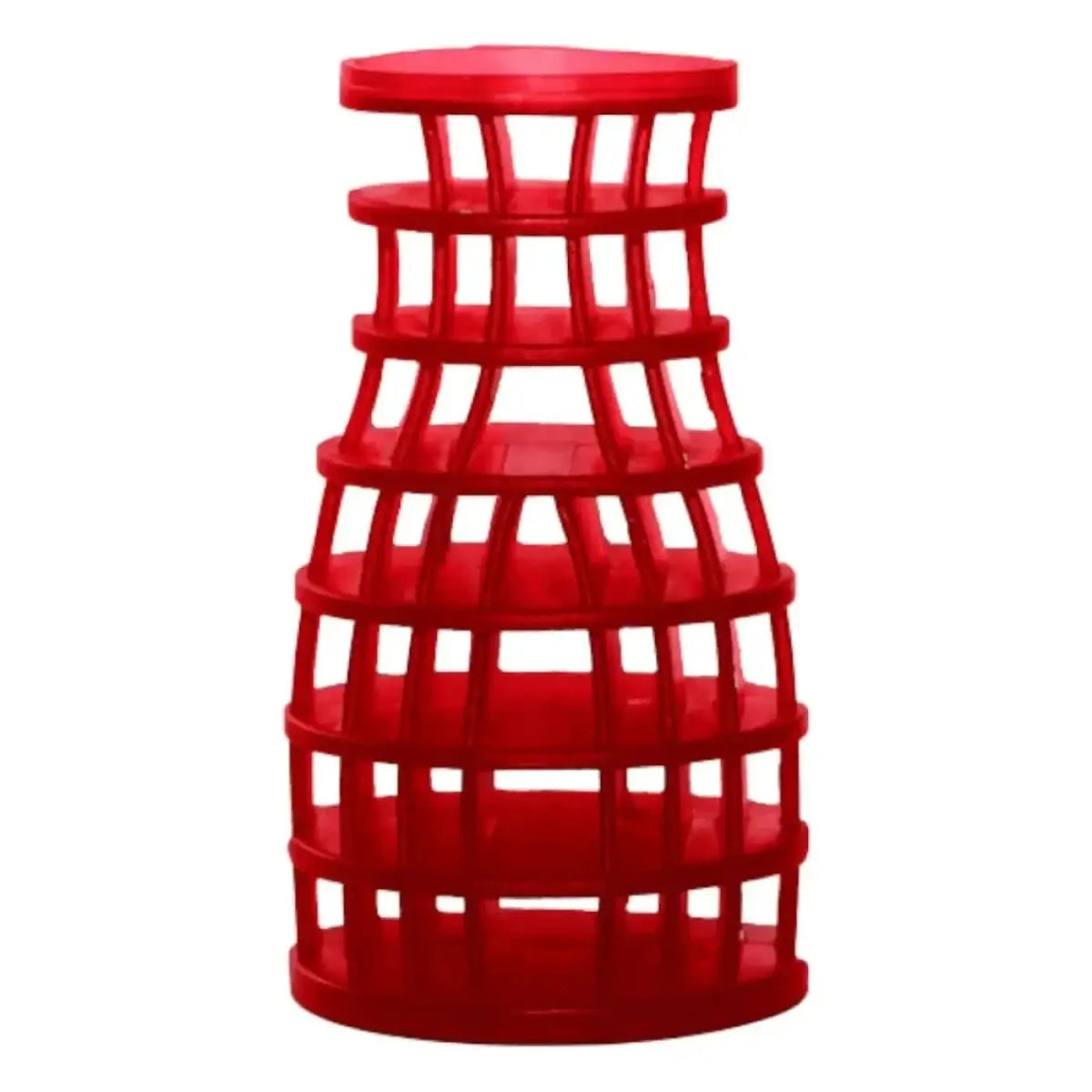 Frepro eco air 2.0 raumduft roter kunststoff mehrstufiger aufbewahrungsturm mit gitterdesign