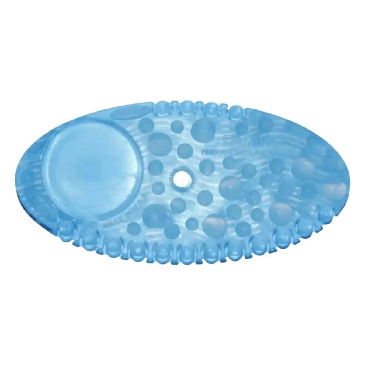 Frepro remind air curve lichtblauer transparenter toilettensitzbezug aus kunststoff mit strukturierter, erhabener oberfläche