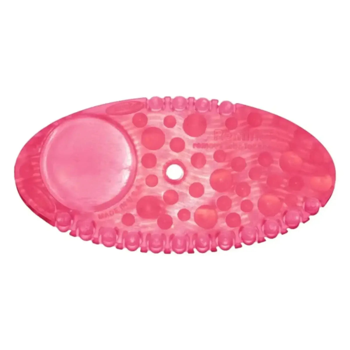 Frepro remind air curve rosa ovaler plastik toilettensitzreiniger mit erhabenen kreisförmigen stößen und mittlerem loch