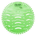 Frepro wave 2.0 urinaleinlage 2 stück hellgrüner kreisförmiger kunststoff toilettensitzbezug mit perforiertem design