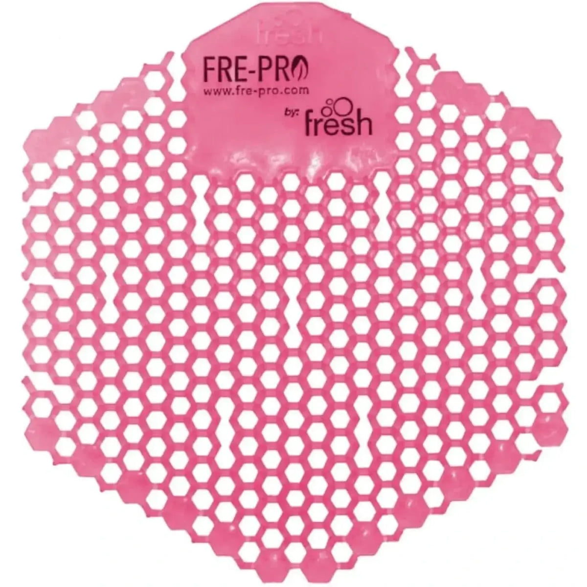 Pink sechseckige fre-pro frechgeruchskontrollmatte für urinaleinsatz frepro wave 3d mit duft