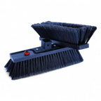 Schwarze doppelseitige gardiner bürste super lite weich 26 cm mit dichten steifen borsten und robustem plastikgriff