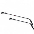 Gardiner carbon teleskop schwanenhals 90-120 cm auslage schwarzer kohlefaser angelrute mit verstellbaren sektionen und bürstenaufsatz