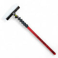 Red gardiner cl-x22 teleskop fensterreinigungsbürste mit weißen borsten und schwarzem griff in carbon hybrid teleskopstange