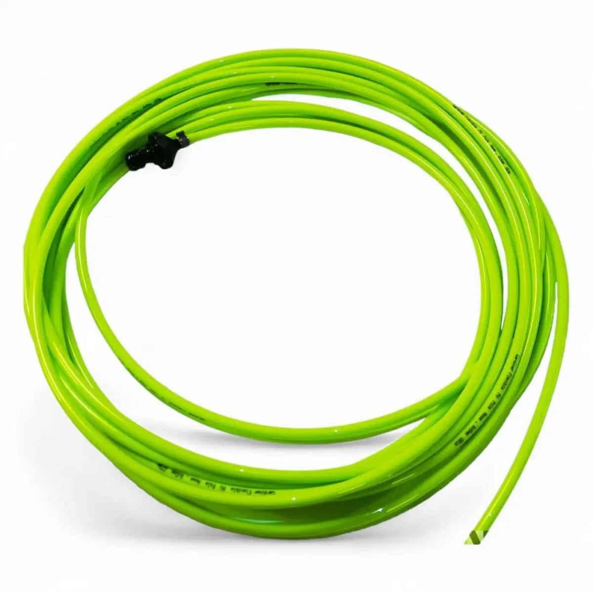Neongrün coiled gartenschlauch mit schwarzem anschluss für gardiner clx 22 6,50 meter carbon hybrid teleskopstange
