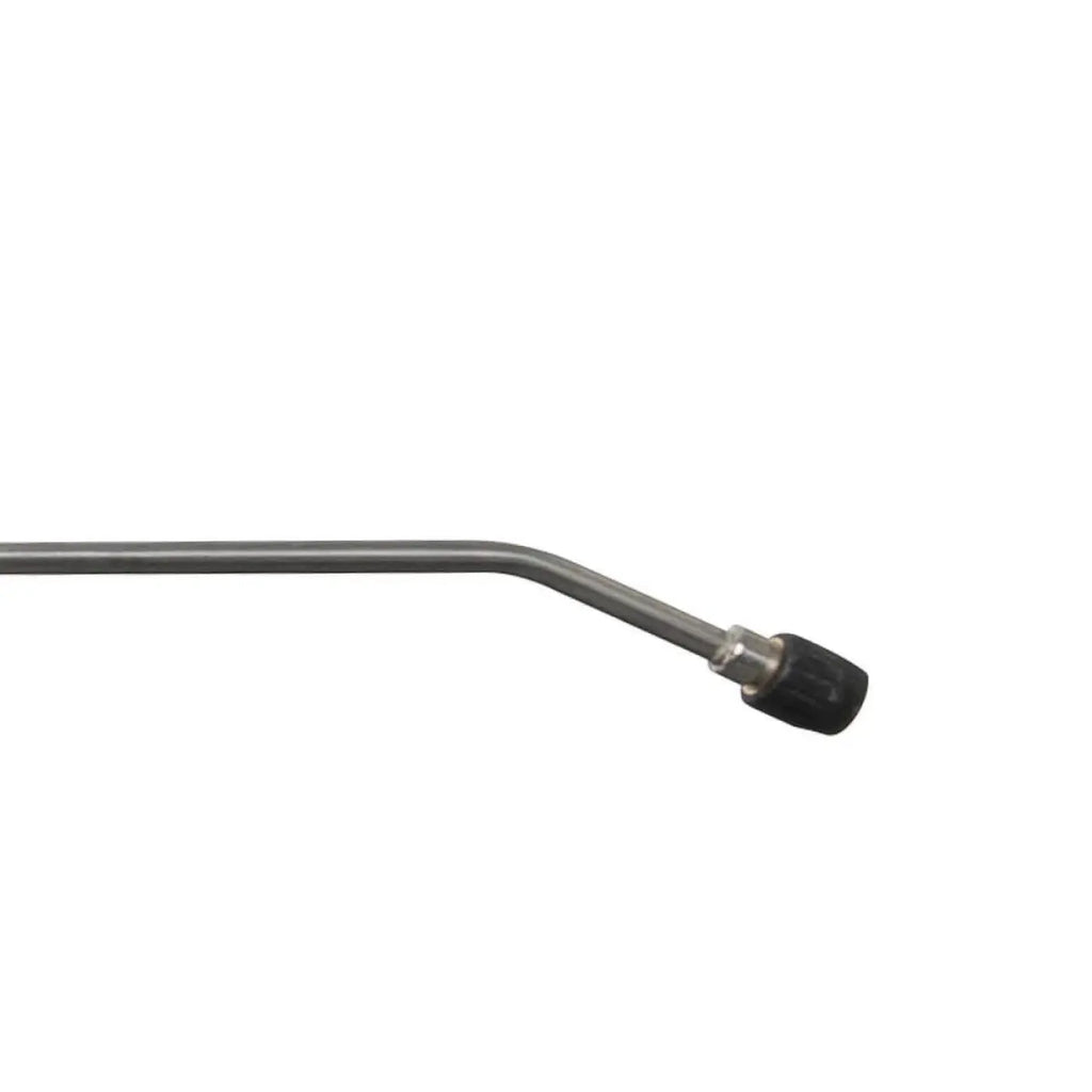 Metallic grauer sprühdüse mit schwarzer gummispitze für hermes kombilanze ecoline 10 m