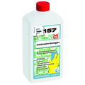 Weiße plastikflasche mit rotem deckel und grün-weißem etikett moeller store care intensivreiniger für keramikoberflächen 5l