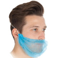 HygoBase bartschutz light blauer wegwerfgesichtsmaske mit perlen für optimalen sitz und schutz