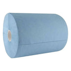 HygoClean putzpapiere 2-lagig recyclingpapier hellblauer strukturierter papiertuchrolle mit mittlerem pappröhrchen