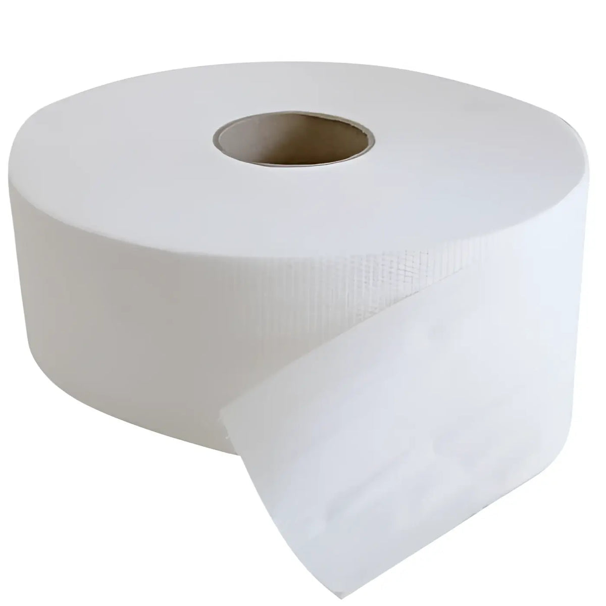 Hygoclean toilettenpapier 2-lagig großrolle jumbo aus weißem, texturiertem papier mit papierzylinder