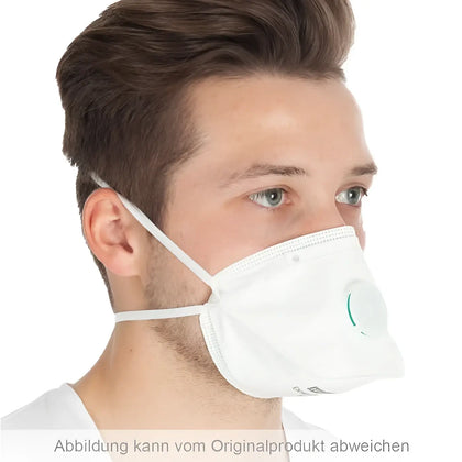 HygoStar Atemschutzmaske mit Ventil FFP3 NR Horizontal faltbar 10 Stück