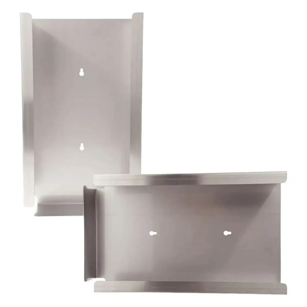 Hygostar handschuhspender triple edelstahl rechteckiges wandregal aus edelstahl mit minimalistischem design und vorgebohrten löchern
