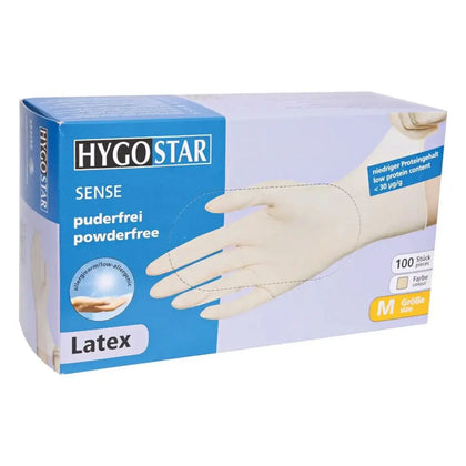Hygostar Latex-Handschuhe "Sense" 100 Stück