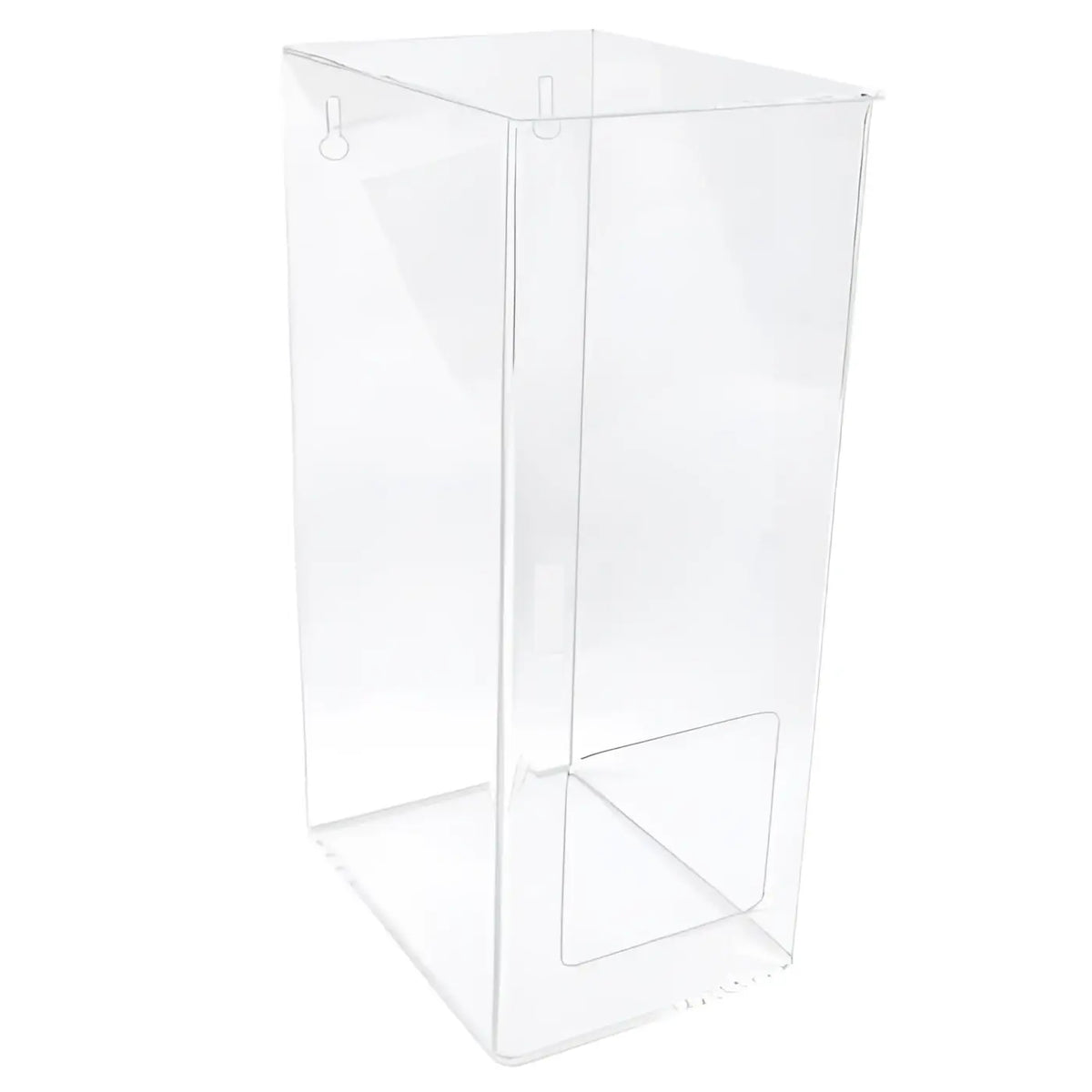 Klarer acryl displayständer mit rechteckiger form und abgerundeten ecken für hygienostar multispender acryl