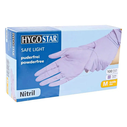 Hygostar "Safe Light" Nitril-Handschuhe Lila 100 Stück
