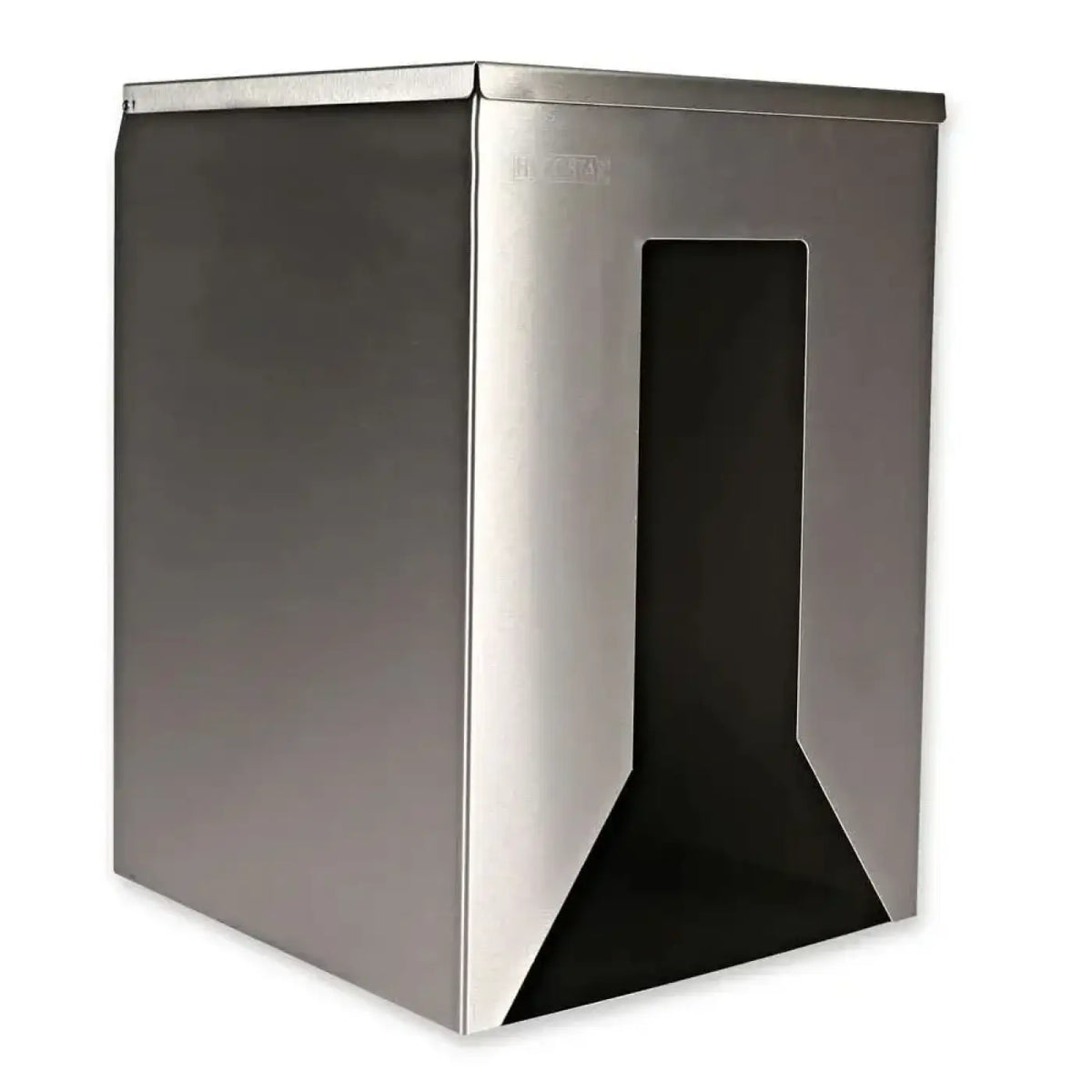 HygoStar spender für overalls und kittel aus edelstahl mit schlankem rechteckigem design und schwarzem innenschlitz
