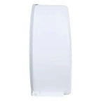 Weißer kunststoff jumbo toilettenpapierspender hygoStar mit schlankem rechteckigem design und abgerundeten kanten