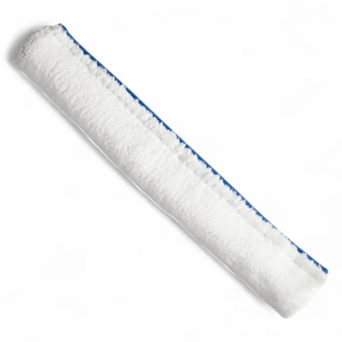 Weißer mikrofaser-malroller mit blauem rand für kiehl lösungsmittelbeständiger bezug
