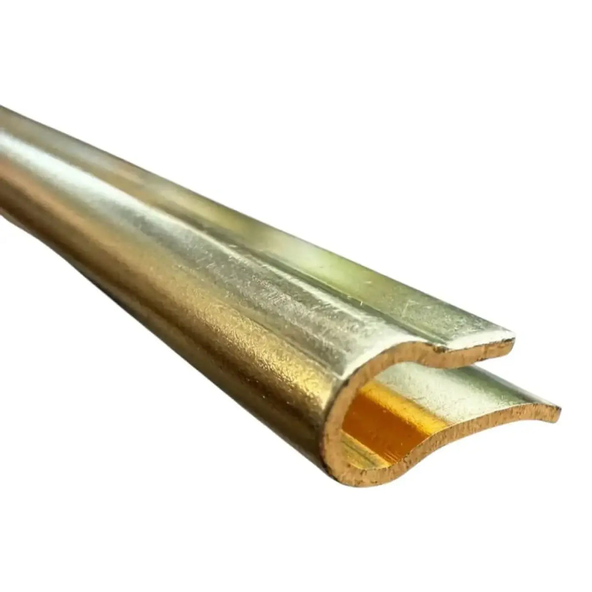 Maykker pro brass schiene u-förmiger messingkanal mit polierter goldener oberfläche und reflektierender innenseite