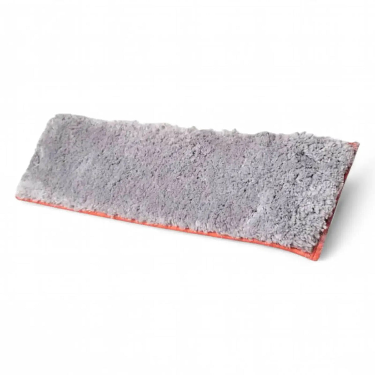 Grauer microfiber-mopkop mit roter gummibasis für maykker python sleeve einwascher-bezug