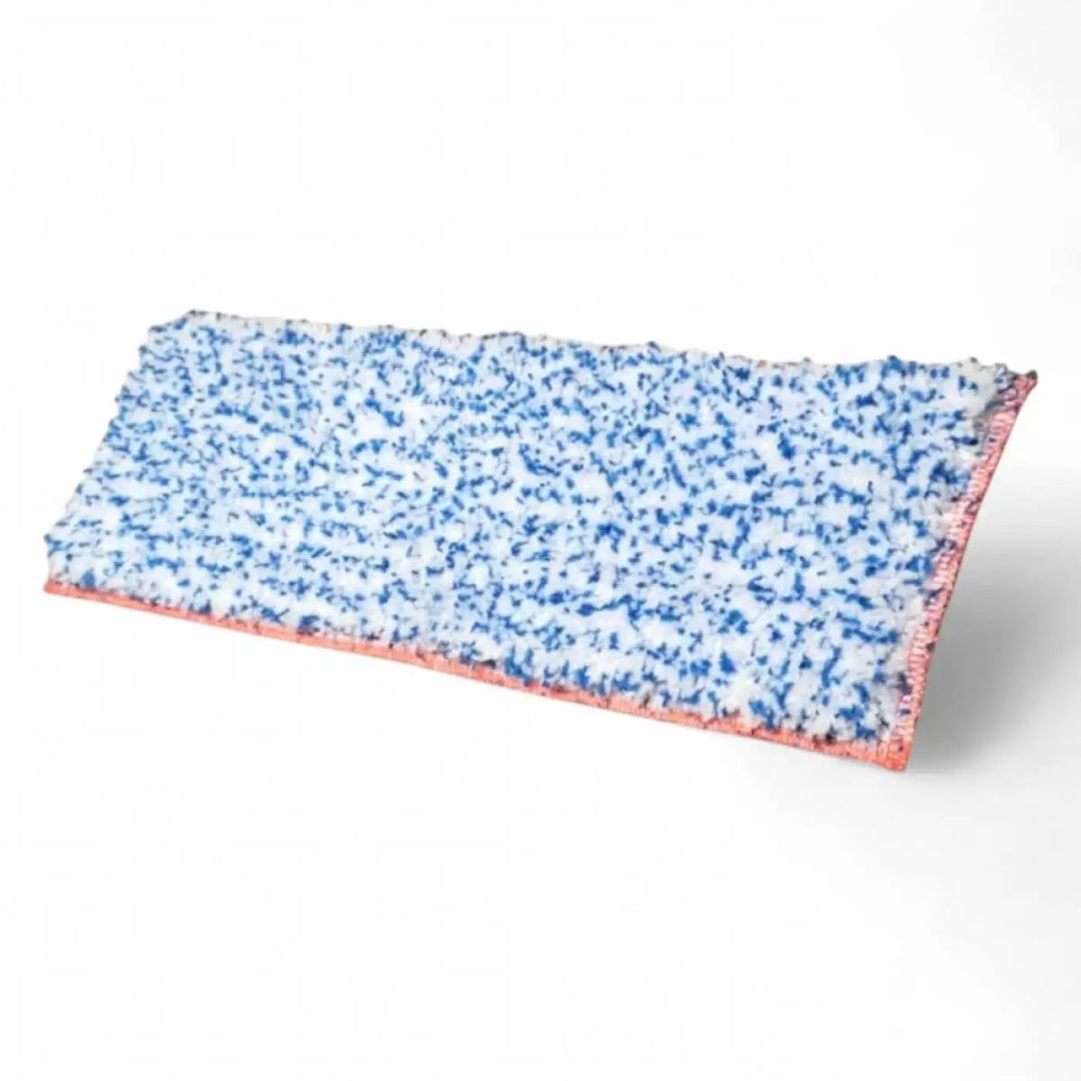 Maykker scotsman sleeve einwascher-bezug mit blau weiß gesprenkeltem mikrofaser mopfkopf und pinker nahtkante