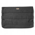 Schwarzes maykker smart bag low-rider frontloader kleines taktisches molle-panel mit drei horizontale webbing-reihen