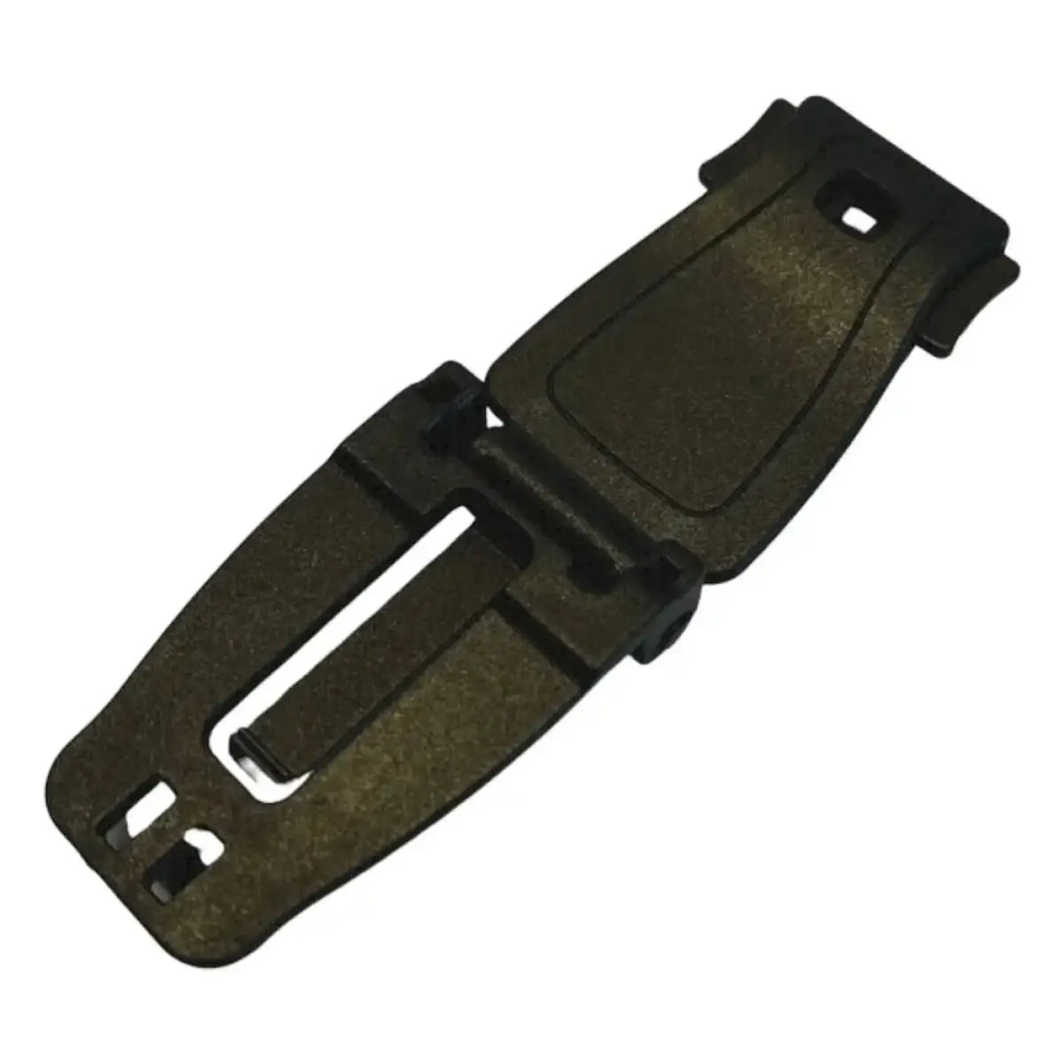 Maykker smart bag mollelock schwarzer kunststoffclip mit scharniermechanismus rechteckig 10er set