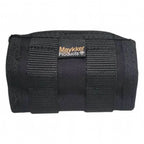 Black maykker wrist support made of durable woven fabric with textured ribbed design for smart tube bag use