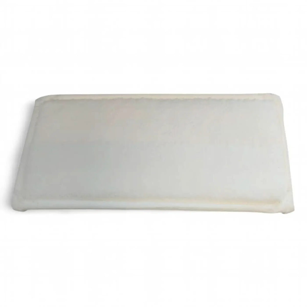 Weißes rechteckiges foam filterpad microfaser handpad reinigungspad zur sanften oberflächenreinigung