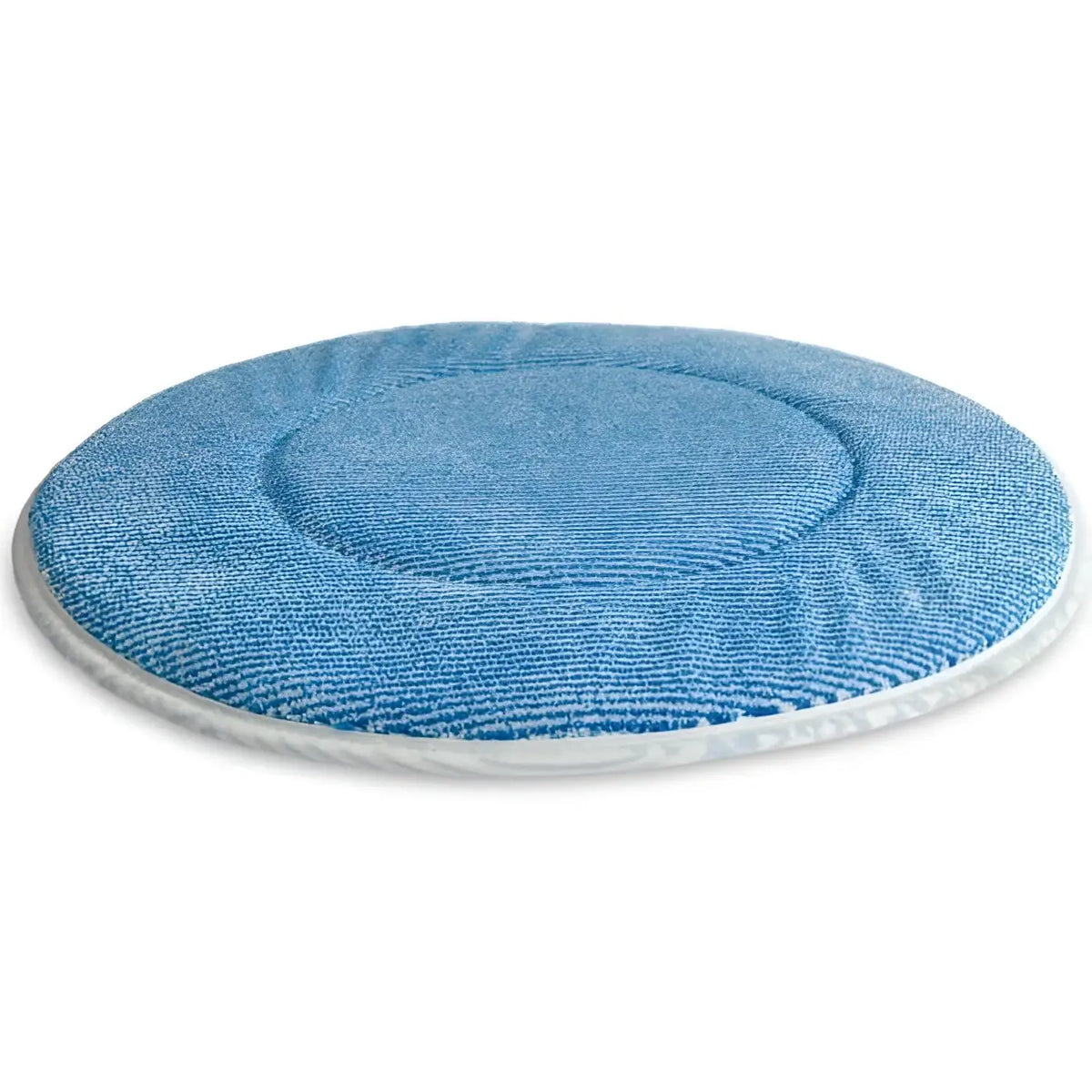 Blaues kreisförmiges mikrofaser pad 21 zoll mit weißem gummirand für maschinenreinigung