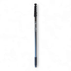 Schwarzer und blauer gradient carbonfaser profi teleskopstativ milury nex 3k vollcarbon mit milury branding
