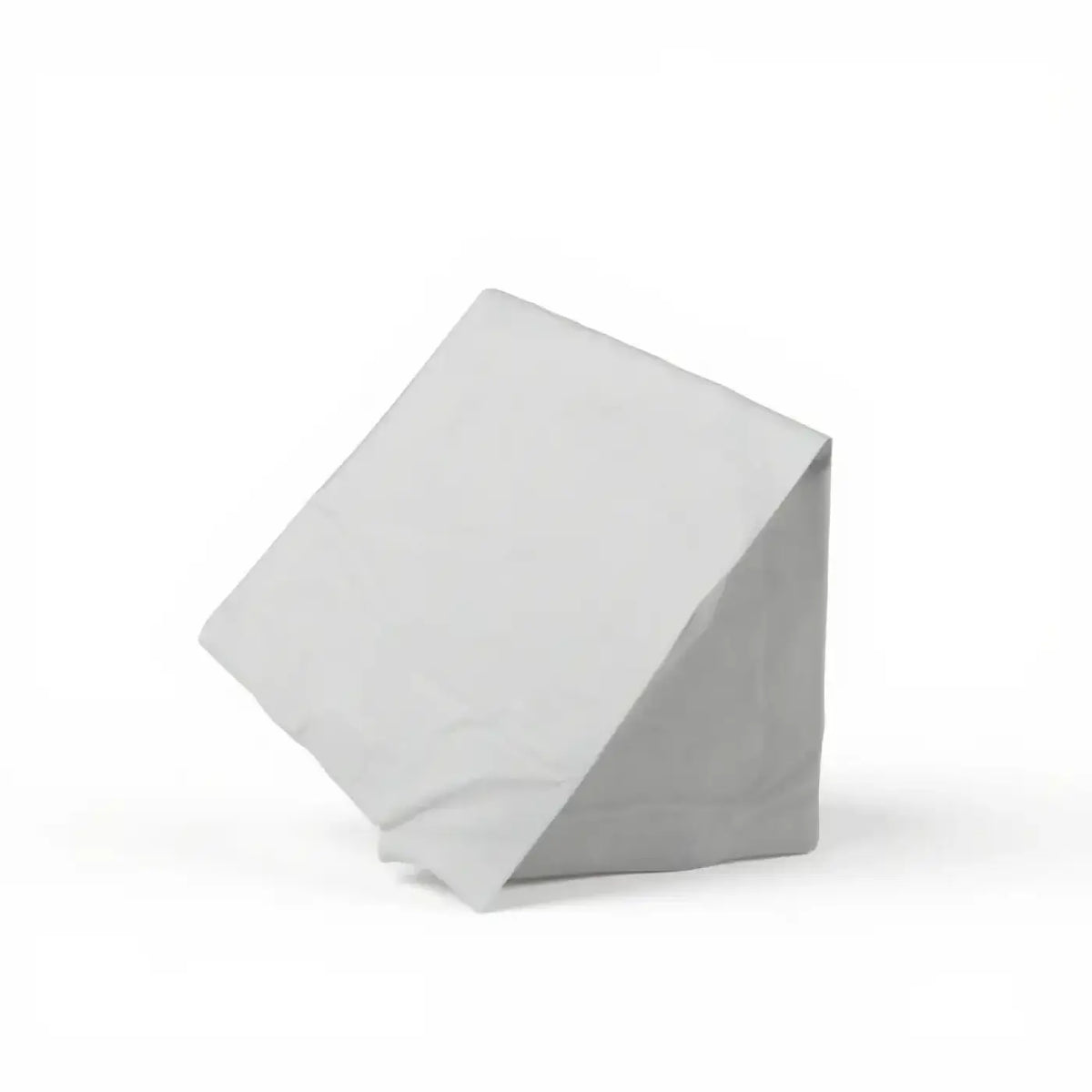 Minimalistischer matter grauer keramikwürfel mit klaren geometrischen kanten zu milury staubtücher 60x25cm weiß 100 stück