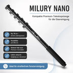 MILURY NANO Teleskopstange Highlights