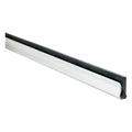 Moerman aluminium-schiene mit silberner metallischer schiene und schwarzem dura-flex gummiwischerblatt