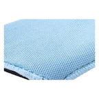 Moerman gekko microglass reinigungspad light blue mesh microfiber pad mit schwarzem verstärktem rand