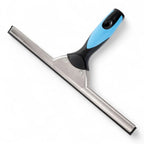 Moerman premium snapper 2.0 fensterwischer griff mit blau schwarzem ergonomischem griff und edelstahlrahmen